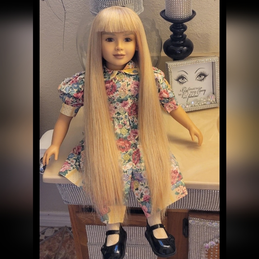 23" Gorgeous Vintage Blonde My Twinn Girl Doll w/tagged dress 1996